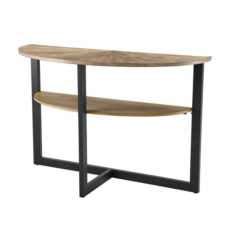 Foundry Select Aristica Half Moon Console Table With Storage 2